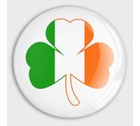 Aimants de réfrigérateur ronds en verre pour la Saint-Patrick, motif trèfle, drapeau de l'Irlande, petits aimants ronds multi-usages de qualité supérieure pour réfrigérateur, casier, tableau blanc