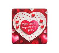 Aimants de réfrigérateur solides avec impression « Happy Valentine's Day », pour cuisine, tableau blanc, bureau, casier
