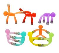 Aimants De Réfrigérateur Solides - Toys De Nouveauté Légers 8 PCS | Maiglements en Caoutchouc Doux, Mini-Homme Magnétique Et Translucide Pendant 3 Ans Au-Dessus des Garçons, Filles Éducatives