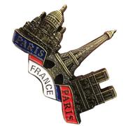 Aimants de réfrigérateur - Souvenirs magnétiques de réfrigérateur | Autocollant souvenir 3D France Paris pour réfrigérateur | Accessoires de cuisine pour photographes de fête, hommes et femmes