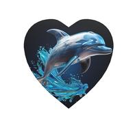 Aimants de réfrigérateur uniques avec impression 3D en forme de dauphin pour la maison, la cuisine, le bureau, accessoires pour décoration de cadeaux