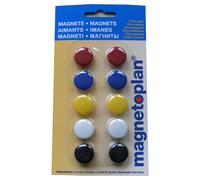aimants de signalisation magnetoplan 20 mm couleurs assorties