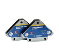 Aimants de soudage 28 lb Support magnétique Flèche de positionnement en métal Pince magnétique de table 45° 90° 135° Outil(2 PCS)