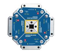 Aimants de soudage 28 lb Support magnétique Flèche de positionnement en métal Pince magnétique de table 45° 90° 135° Outil(4 PCS)
