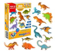 Aimants dinosaures - Aimant de réfrigérateur pour enfants - 15 grands aimants pour tout-petits - Jouets