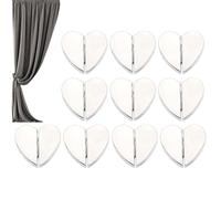 Aimants drapés, clips de draperie magnétiques | Aimants de douche pour revêtement drapé, 10 fois poids en cœur Closrai en lourd, éviter les fuites de lumière pour la salle de bain de chambre à