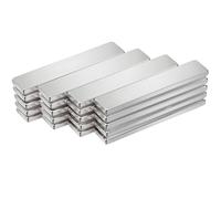 Aimants en néodyme, 60 x 10 x 4 mm, aimants carrés puissants, 20 pièces, Rectangle, Brique, pour Tableau Blanc, réfrigérateur, Artisanat, Tableau magnétique et Tableau de Bureau