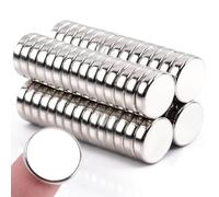 Aimants en néodyme extra puissants, 12 mm x 2 mm, aimants ronds puissants, aimants puissants pour réfrigérateur, aimants puissants pour travaux manuels, petits aimants pour tableau blanc, 42 pièces