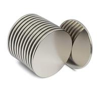 Aimants en néodyme N52 super puissants - Lot de 12 aimants puissants en terre rare - Disques magnétiques ronds de 32 mm x 1,5 mm d'épaisseur - Aimants pour bricolage, science ou bricolage