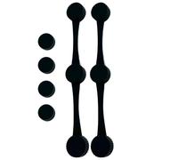 Aimants en silicone pour Airfryer - Fermeture réutilisable - Onglets - Clips sécurisés anti-adhésif - Accessoire magnétique robuste avec une forte adhérence pour la configuration du papier alimentaire