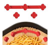 Aimants en silicone pour Airfryer, support magnétique en silicone résistant à la chaleur avec maintien sûr pour papier de cuisson qui le maintient en place, pour maison, bureau, cuisine, restauration