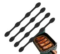 Aimants fiables pour papier parchemin - Lot de 4 pinces magnétiques en silicone - Support magnétique pour Airfryer pour protéger contre les brûlures - En silicone - Boucle de doublure pour friteuse à