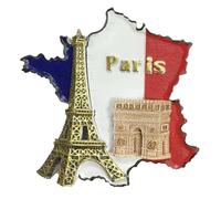 Aimants Frigo Puissants - Aimants Décoratifs 3D Drapeau Français,Accessoires Décoratifs Souvenirs de Cuisine pour Garde-Manger, Maison, Studio, Casier, Salle de t Tableau