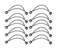 Aimants hijab avec chaîne - broches magnétiques 10x ensemble, boutons élégants | Fixations fortes pour foulards châle châles sacs vêtements Femmes Fashi, riferimento alla descrizione, Métal, Se