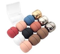 Aimants hijab - Fermeture solide - Boutons de voile sans broches - Lot de 12 aimants - Pour robes, chapeaux, chemises, tenues musulmanes, voiles, styles de vêtements ou pour une utilisation