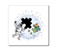 Aimants humoristiques du syndrome d'Asperger - Étoile Milkyway Galaxies - 10,2 x 10,2 cm
