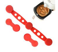 Aimants Liner Friteuse à air, boucle en silicone, support de remplacement, accessoire pratique qui empêche le papier de couvrir les aliments, compatible avec les modèles