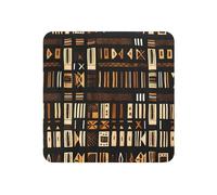 Aimants magnétiques doux en tissu de terre africaine avec impression tribale, décoration pour réfrigérateur, armoire de bureau, etc