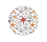 Aimants magnétiques doux pour réfrigérateur Motif coquillages et étoiles de mer Décoration pour la maison, le bureau et offrir en cadeau