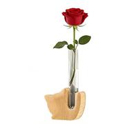 Aimants magnétiques en bois pour vase - Mini support de fleurs pour décoration d'intérieur, accessoire d'affichage de réfrigérateur, casier mural magnétique décoratif pour porte murale, petit support