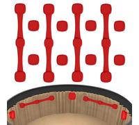 Aimants pour friteuse à air | 4 aimants pour friteuse à air comprimé | Feuille de triche de cuisine résistante aux hautes températures pour friteuses | Gadgets de cuisine et accessoires de pâtisserie