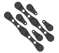 Aimants pour friteuse à air comprimé - Outil de fixation en silicone - Clips magnétiques pour papier sulfurisé - Pour boulangerie, parents, frites, restes de collation, bureau, appartement