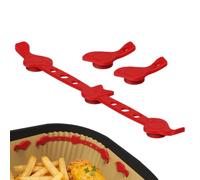 Aimants pour friteuse à air, doublures en silicone antiadhésives, 6,5 x 3,2 pouces, résistants à la chaleur avec prise sécurisée, accessoire de cuisine compact avec style moderne, fourniture de cuisin
