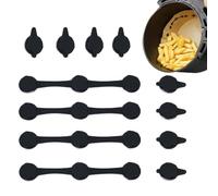 Aimants pour friteuse à air pour papier sulfuré - Presse-papiers magnétique pour friteuses à air, 4 pièces accessoires de cuisine résistants à la chaleur et adaptés aux aliments pour ragoûts,