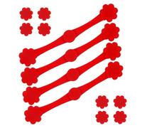 Aimants Pour Ligne De Friteuse Silicone - Attaches Magnétiques en Silicone Lot de 12,Accessoires de Fixation et Sécurité Anti-Brûlure pour Maison Cuisine Bureau