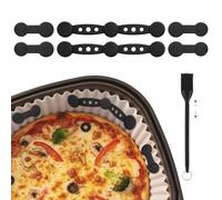 Aimants pour papier sulfurisé Airfryer, aimants pour friteuse à air chaud, accessoires pour friteuse à air chaud servent à fixer le compartiment en papier et à éviter que le papier ne brûle