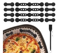 Aimants pour papier sulfurisé Airfryer, aimants pour friteuse à air chaud, papier sulfurisé utilisé pour cuisiner et cuire dans la friteuse à air chaud, empêche le papier cuisson de couvrir les