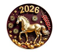 Aimants pour Réfrigérateur,2026 Cheval Magnétique 2D Décor D'Intérieur - Aimant Frigo Animal pour la Fête du Printemps,pour Casier Cabinet Mur Cuisine Bureau Tableau Blanc Salon Fête