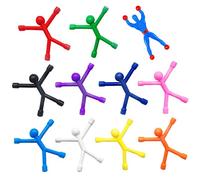 Aimants pour réfrigérateur, Mini Homme aimants pour réfrigérateur magnétique pour Enfants Adultes décoration de Bureau Bureau Cadeau de Noël + 1 grimpeur Mural Collant (Couleur aléatoire) (11)