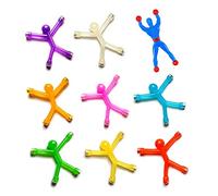 Aimants pour réfrigérateur, Mini Homme aimants pour réfrigérateur magnétique pour Enfants Adultes décoration de Bureau Bureau Cadeau de Noël + 1 grimpeur Mural Collant (Couleur aléatoire) (9)