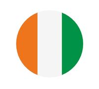 Aimants pour réfrigérateur Motif drapeau de la Côte d'Ivoire Convient pour tableaux blancs réfrigérateurs et objets de décoration