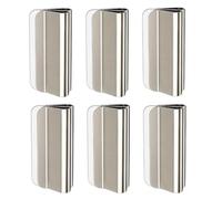 Aimants pour Rideaux, Lot de 6 Paires, Fermeture Magnétique sans Perçage, Maintien des Rideaux, pour Intérieur & Extérieur