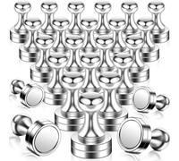 Aimants puissants, 26 aimants en néodyme, Mini Aimant N52 pour réfrigérateur, Tableau magnétique, aimants Coniques, aimants en Acier nickelé, Petits aimants pour Tableau Blanc
