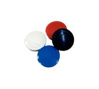 Aimants - Ronds - 32mm diamètre - 4 couleurs assorties - Pour tableau -