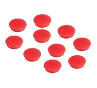 Franken – Aimants ronds 13 mm – Rouge – Pack de 10