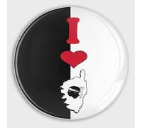 Aimants ronds pour réfrigérateur, motif drapeau de la Corse, décoration pour réfrigérateur, casier, tableau blanc, tableau magnétique, armoire, salle de classe, bureau, école