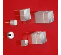 Aimants SDym C30 cube couleur argent. Env. 35Fles (A4, 80g) 20x30x20 mm, 2 pc G