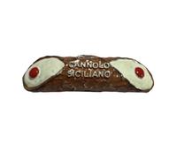 Aimants siciliens, têtes de moro, ficodindia, cannolo sicilien, souvenir, idée cadeau, collection, décoration pour maison bureau, réfrigérateur et/ou tableaux (Cannolo R)