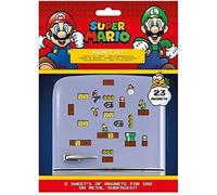 Aimants - Super Mario MS65081 - 23 pièces - Multicolore - Dimensions 18x24x0.3 cm