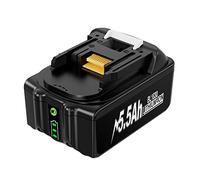 AIMAX 5.5Ah Batterie de Remplacement 18V pour Makita BL1850 Batterie pour BL1830 BL1860 BL1840 BL1835 BL1845 194204-5 LXT-400 Outils avec indicateur LED
