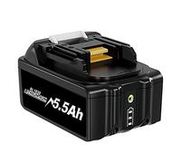 AIMAX 5.5Ah Batterie de Remplacement 18V pour Makita BL1850 Batterie pour BL1830 BL1860 BL1840 BL1835 BL1845 194204-5 LXT-400 Outils