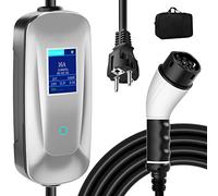 AIMAX Cable Recharge Voiture Electrique Chargeur EV 3.5kw 16A, Cable De Recharge Type 2 Chargeur Voiture Electrique Portable pour Voiture électrique et Hybride Plug-in EV, Plug and Play, 6.5m