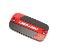 Aimazom Couvercle de Bocal Réservoir Frein pour HON&DA pour Hornet CB600F 1998-2014 Moto Couvercle De Réservoir De Liquide De Frein Avant(Rouge)