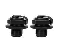 AimdonR Lot de 2 valves d'air gonflables pour kayak valves d'air à vis capsules d'air en spirale pour radeau, canoë, matelas d'air, bateau en PVC