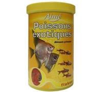 Aimé | Flocons pour Poissons Exotiques | Nourriture pour Poissons | Aliment Complet à base de Nutriments Essentiels | Céréales, Sous-produits de Poissons, Levures | 200 g | 1000 ml