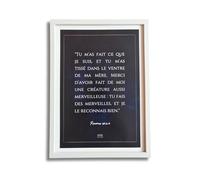 Aime Art & Déco Tableau Chrétien avec verset biblique en Français, Psaumes 139, A4